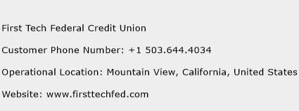 First Tech Federal Credit Union Phone Number Customer Service