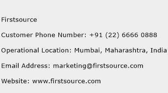 Firstsource Phone Number Customer Service