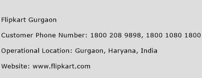 Flipkart Gurgaon Phone Number Customer Service