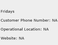 Fridays Phone Number Customer Service