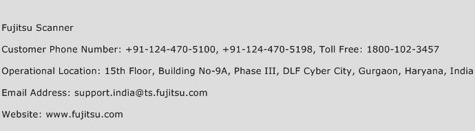 Fujitsu Scanner Phone Number Customer Service
