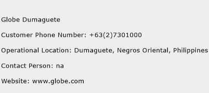 Globe Dumaguete Phone Number Customer Service