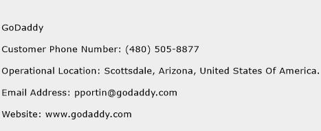 GoDaddy Phone Number Customer Service