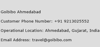 Goibibo Ahmedabad Phone Number Customer Service