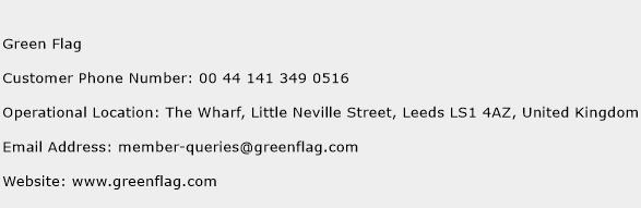Green Flag Phone Number Customer Service