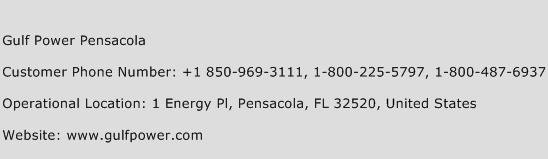 Gulf Power Pensacola Phone Number Customer Service
