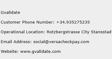 Gvalidate Phone Number Customer Service