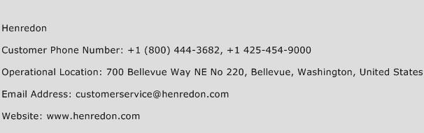 Henredon Phone Number Customer Service