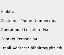 Hibbits Phone Number Customer Service