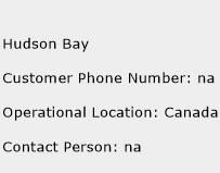 Hudson Bay Phone Number Customer Service