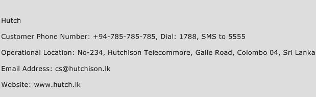 Hutch Phone Number Customer Service