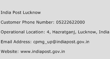 India Post Lucknow Phone Number Customer Service