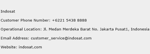 Indosat Phone Number Customer Service