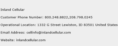 Inland Cellular Phone Number Customer Service