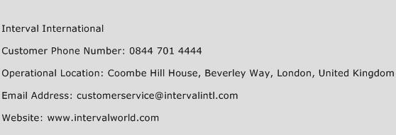 Interval International Phone Number Customer Service