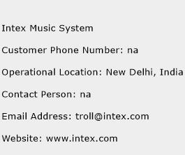 Intex Music System Phone Number Customer Service