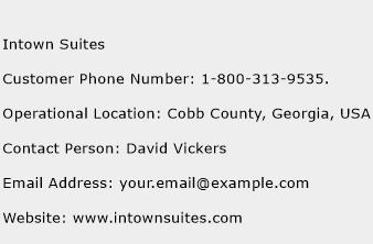 Intown Suites Phone Number Customer Service