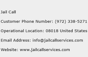 Jail Call Phone Number Customer Service