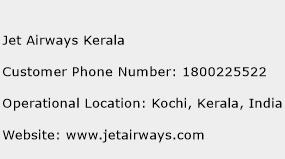 Jet Airways Kerala Phone Number Customer Service