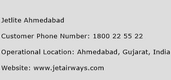 Jetlite Ahmedabad Phone Number Customer Service