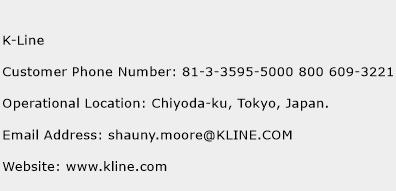 K-Line Phone Number Customer Service