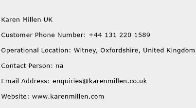 Karen Millen UK Phone Number Customer Service