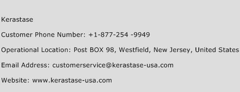 Kerastase Phone Number Customer Service