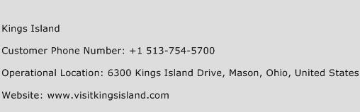 Kings Island Phone Number Customer Service