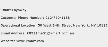 Kmart Layaway Phone Number Customer Service