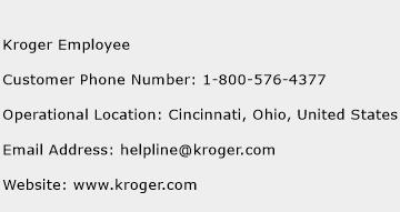 Kroger Employee Phone Number Customer Service