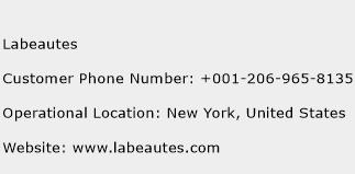 Labeautes Phone Number Customer Service