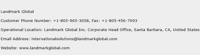 Landmark Global Phone Number Customer Service