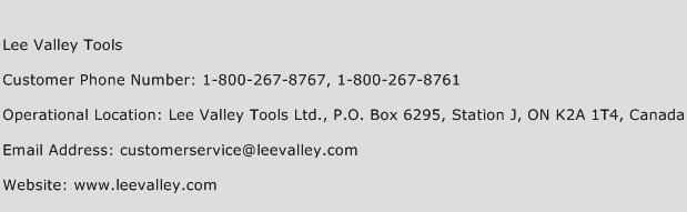 Lee Valley Tools Phone Number Customer Service