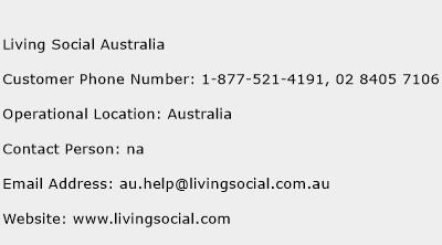 Living Social Australia Phone Number Customer Service
