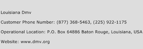 Louisiana Dmv Number | Louisiana Dmv Customer Service Phone Number | Louisiana Dmv Contact ...