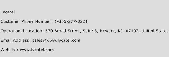 Lycatel Phone Number Customer Service