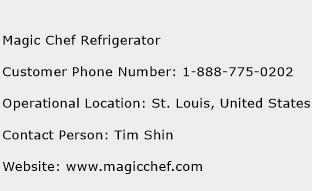 Magic Chef Refrigerator Phone Number Customer Service