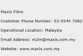 Maxis Fibre Phone Number Customer Service