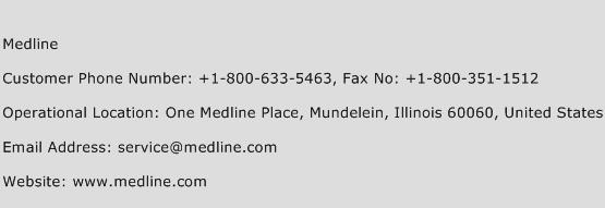 Medline Phone Number Customer Service