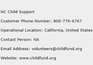 NC Child Support Phone Number Customer Service