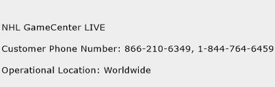 NHL GameCenter LIVE Phone Number Customer Service