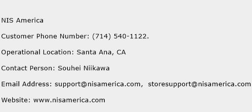 NIS America Phone Number Customer Service