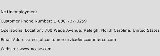 Nc Unemployment Number | Nc Unemployment Customer Service Phone Number | Nc Unemployment Contact ...
