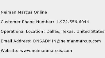 Neiman Marcus Online Phone Number Customer Service