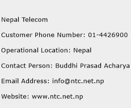 Nepal Telecom Phone Number Customer Service