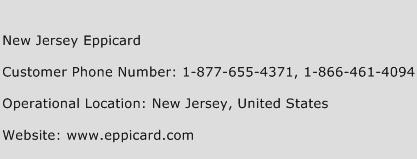 New Jersey Eppicard Phone Number Customer Service