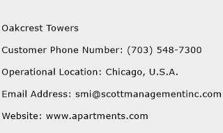 Oakcrest Towers Phone Number Customer Service