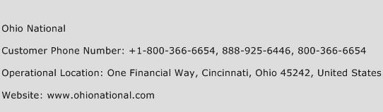 Ohio National Phone Number Customer Service