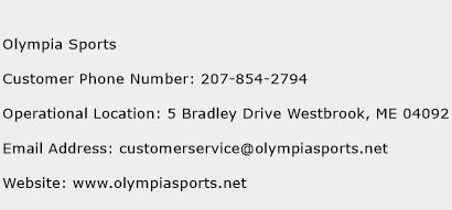 Olympia Sports Phone Number Customer Service