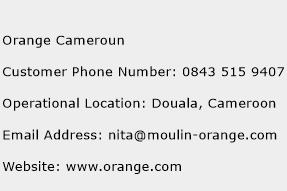 Orange Cameroun Phone Number Customer Service